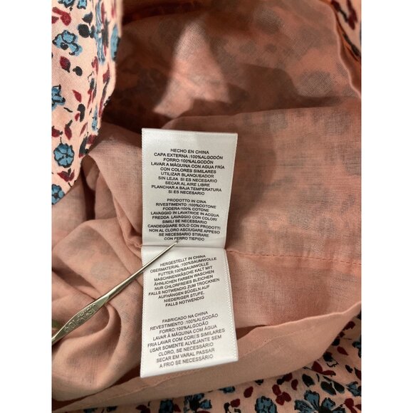 Joie Mini Dress Size XS Floral Print Button Up Gathered Long Sleeve Boho Chic - Picture 8 of 11